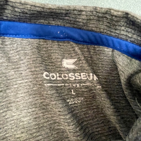 KU Kansas Jayhawk NCAA Athletic Shirt Men’s Large Gray - Picture 3 of 6